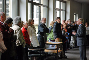Kunstausstellung beim OLG Celle, Oberamtsanwalt a. D. Peter Grohmann