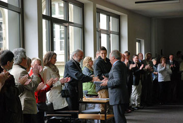 Kunstausstellung beim OLG Celle, Oberamtsanwalt a. D. Peter Grohmann