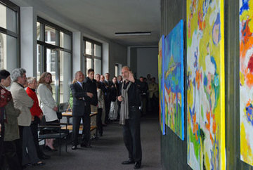 Kunstausstellung beim OLG Celle, Oberamtsanwalt a. D. Peter Grohmann