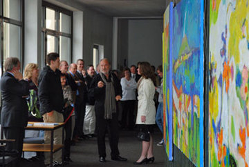Kunstausstellung beim OLG Celle, Oberamtsanwalt a. D. Peter Grohmann