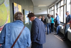 Bilder von der Eröffnungsveranstaltung Kunstausstellung Deister