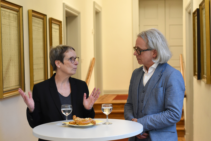 Portraitbild Dr. Elke Gryglewski, Dr. Rainer Derks (Vizepräsident des Oberlandesgerichts Celle)